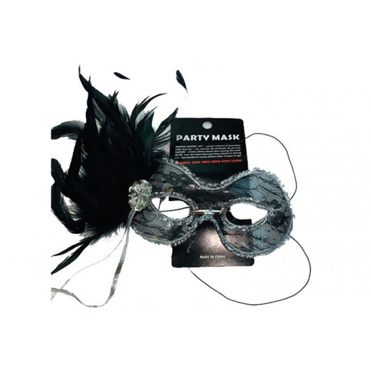 Fancy Party Eye Masks - Black