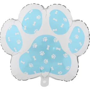 19" Mylar - Blue Paw