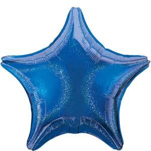 19" Blue Dazzler Star Mylar