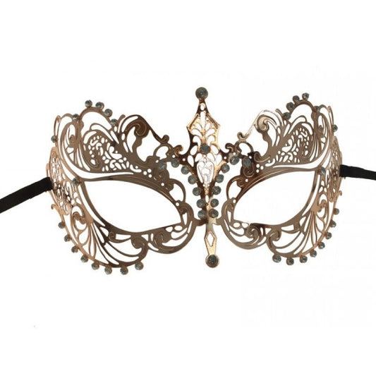 Metal Masquerade Mask - Rose Gold