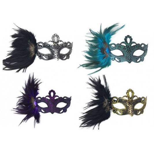 Feather Masquerade Mask