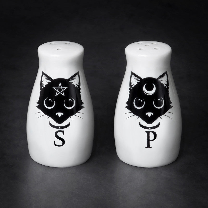 Black Cats - Salt and Pepper Shaker Set