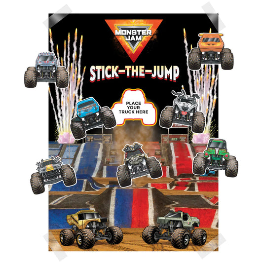 Monster Jam - Stick the Jump Party Game
