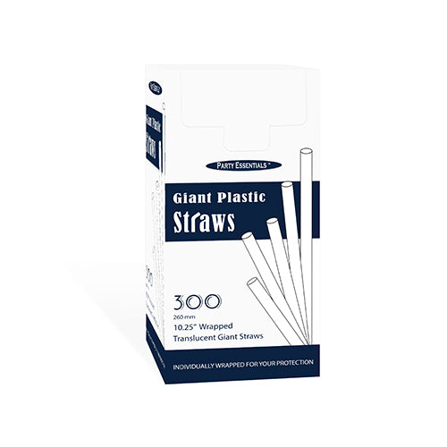 10.25" Wrapped Straws - 300ct