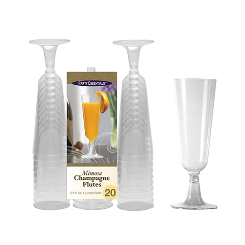 Mimosa Champagne Flutes 5.5oz 20ct