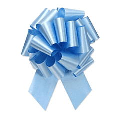 4" Pull Bow - Light Blue