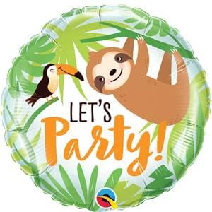 18" Mylar - Let's Party Toucan & Sloth