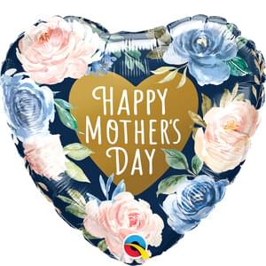 Mother's Day Pink & Blue Roses - 18"