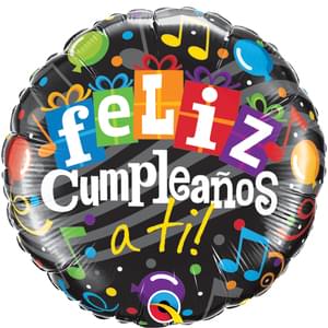 18" Feliz Cumpleanos A Ti Mylar