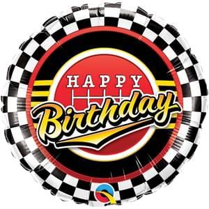 Checkered Birthday - 18"