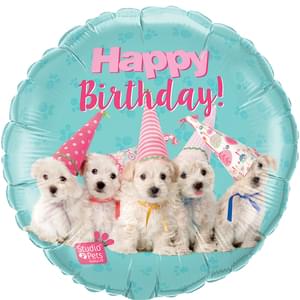 18" Happy Birthday Puppies