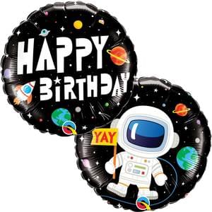 18" Birthday Astronaut Mylar