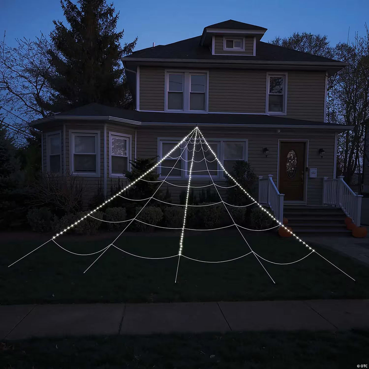 Spider Yard Web Light-Up LED