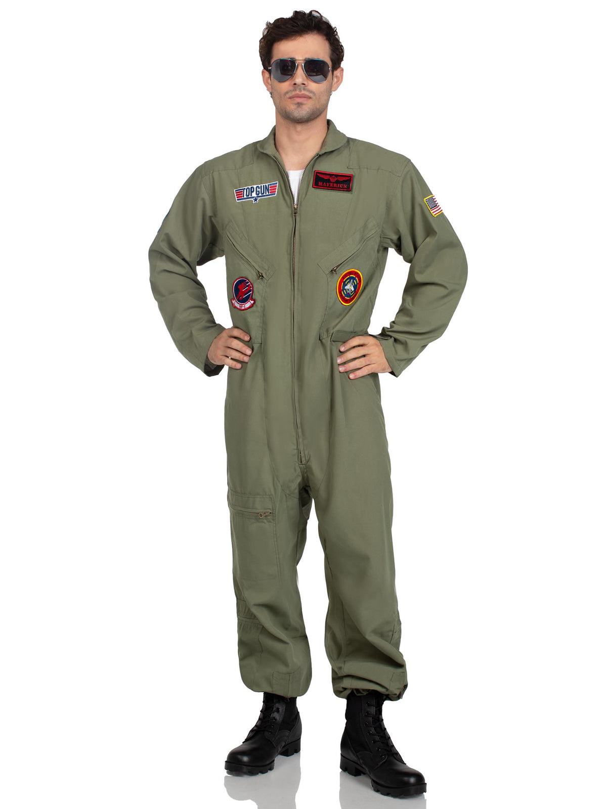 Adult Costume - Top Gun Fighter Pilot/ Flight Suit