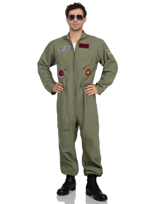 Adult Costume - Top Gun Fighter Pilot/ Flight Suit
