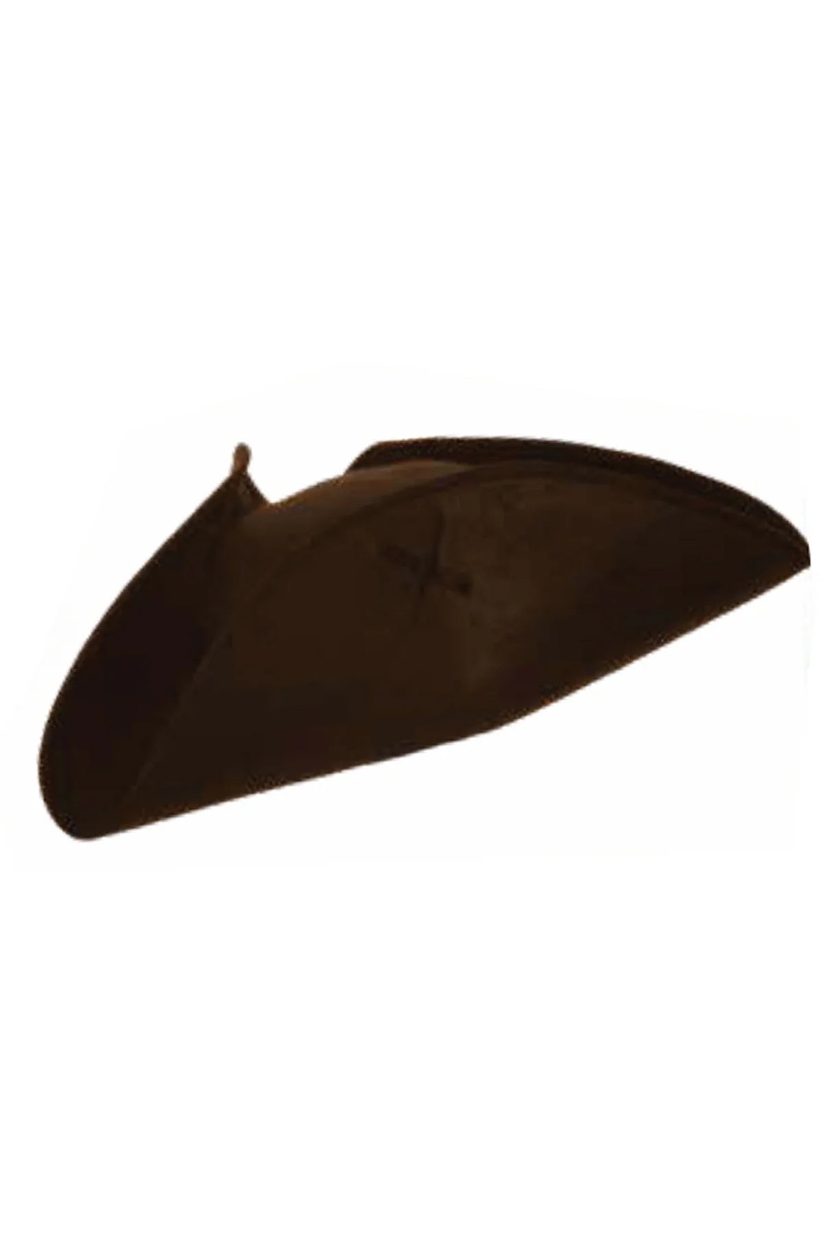 Tri Corner Hat - Brown