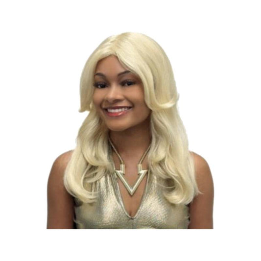 70's Feathered Wig - Blonde