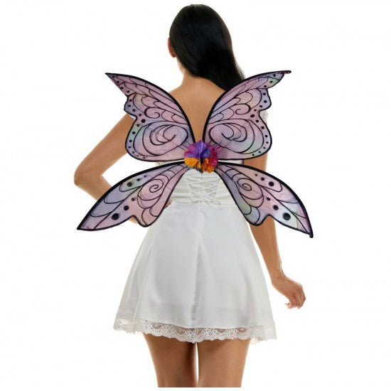 Iridescent Floral Fairy Wings