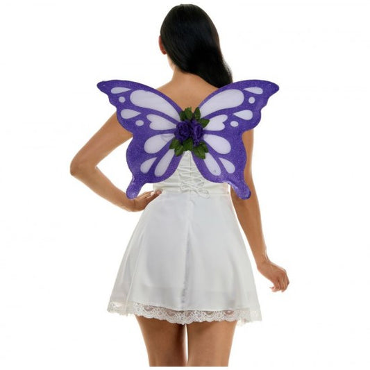 Purple Fairy Glitter Wings