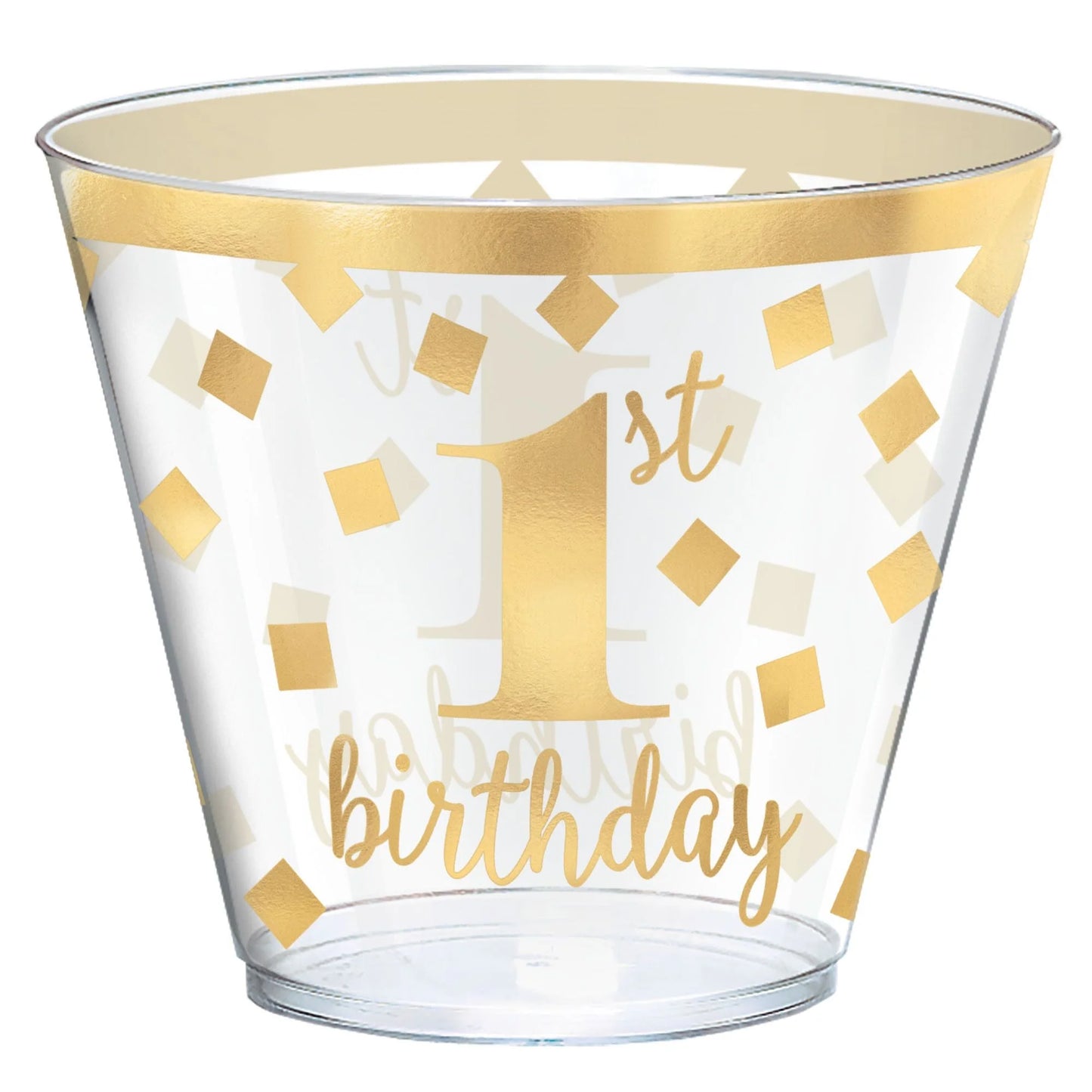 1st Birthday Tumblers 30ct