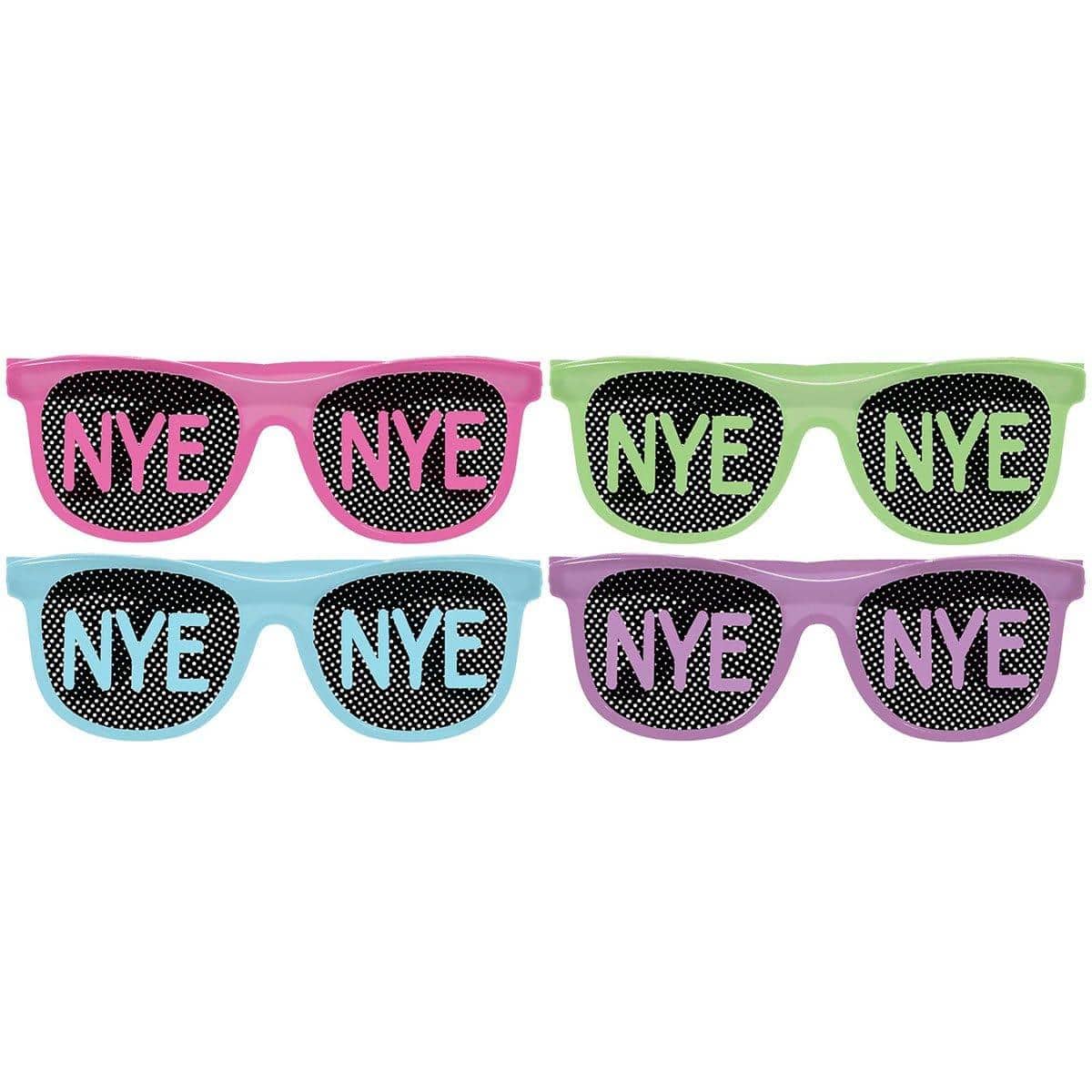 New Year - Glow In The Dark Glasses 8ct
