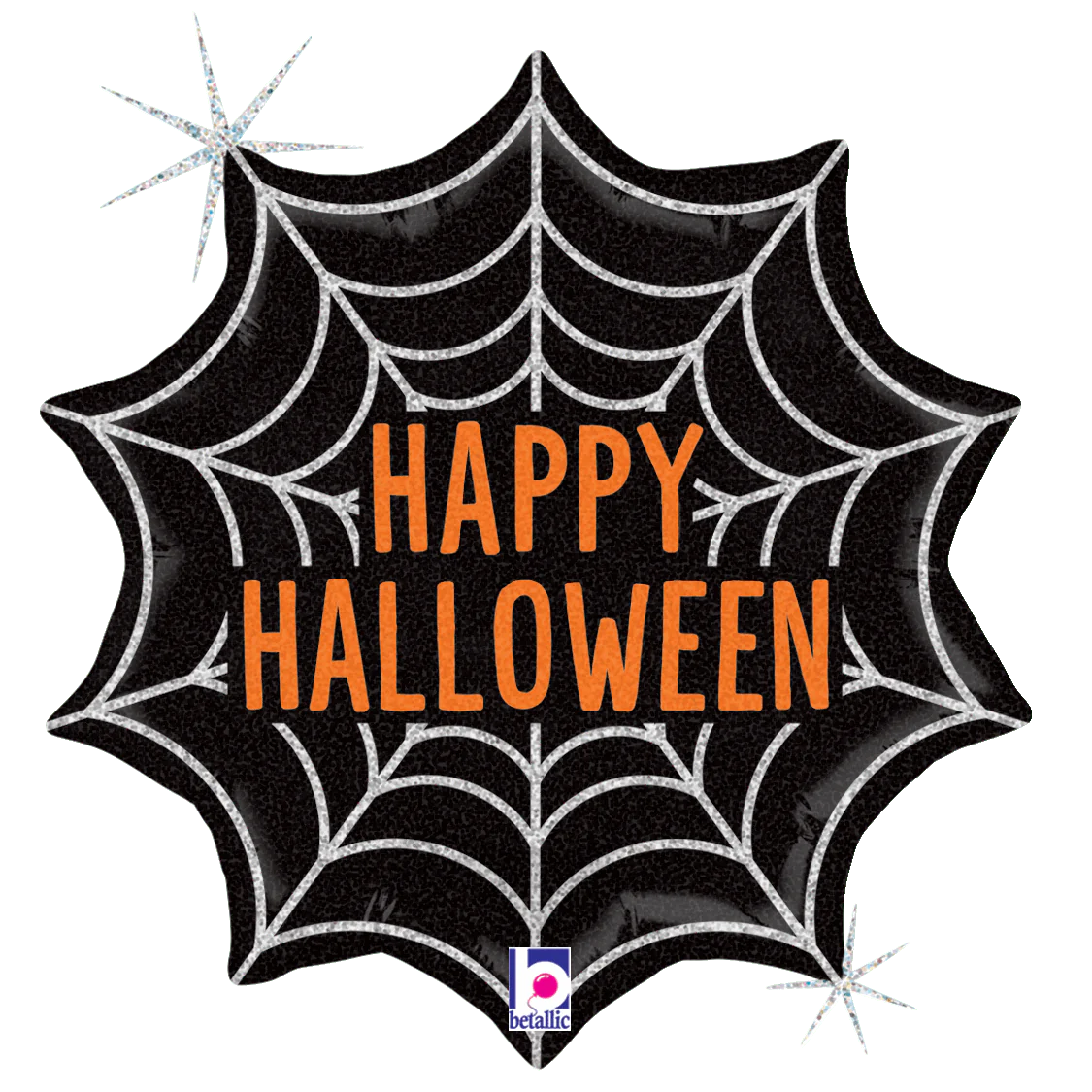 Happy Halloween Spider Web - 18"