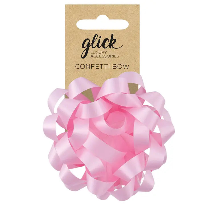 Bow Confetti - Baby Pink