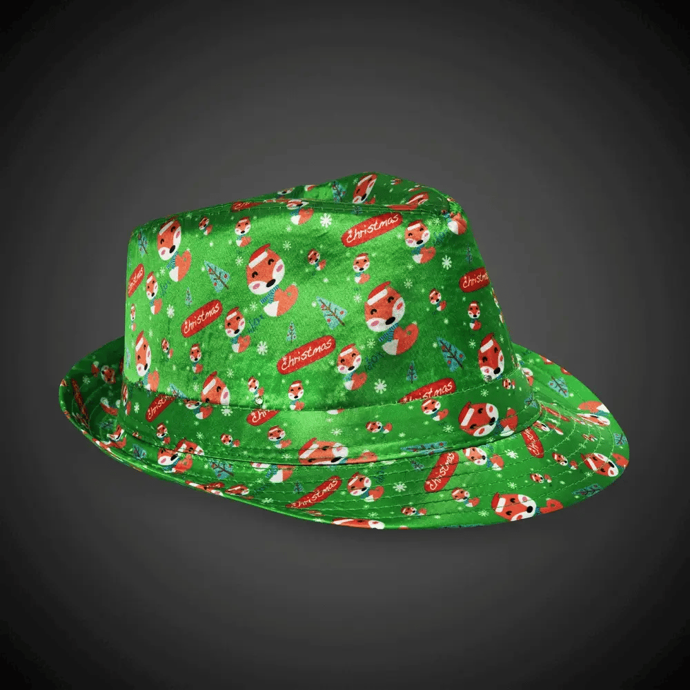 LED Christmas Fedora