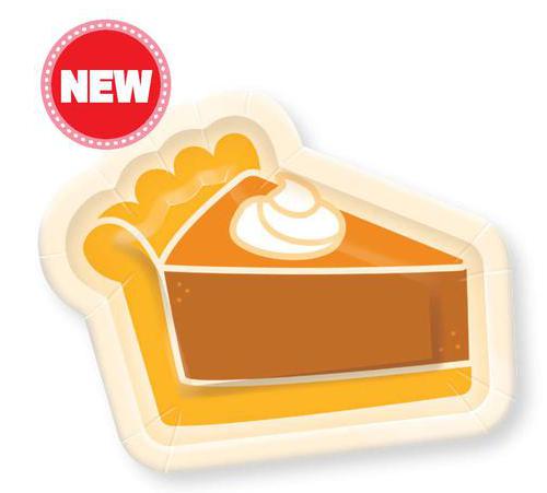Pie Shaped Plate - 8ct