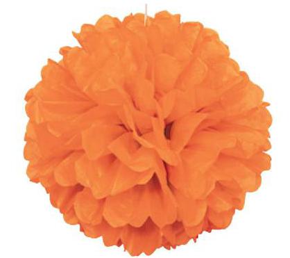 Puff Ball - Pumpkin Orange 1ct