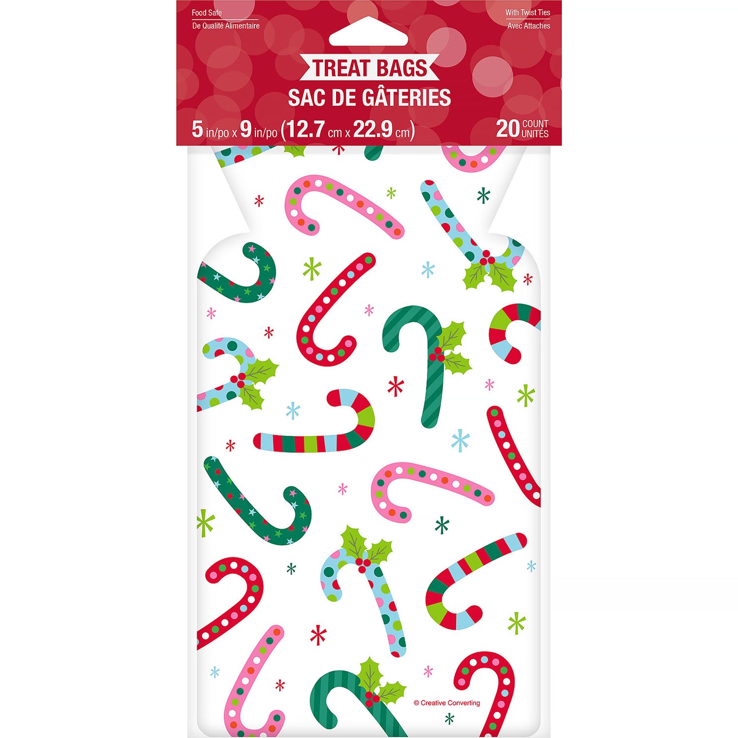 Treat Bags - Candy Canes