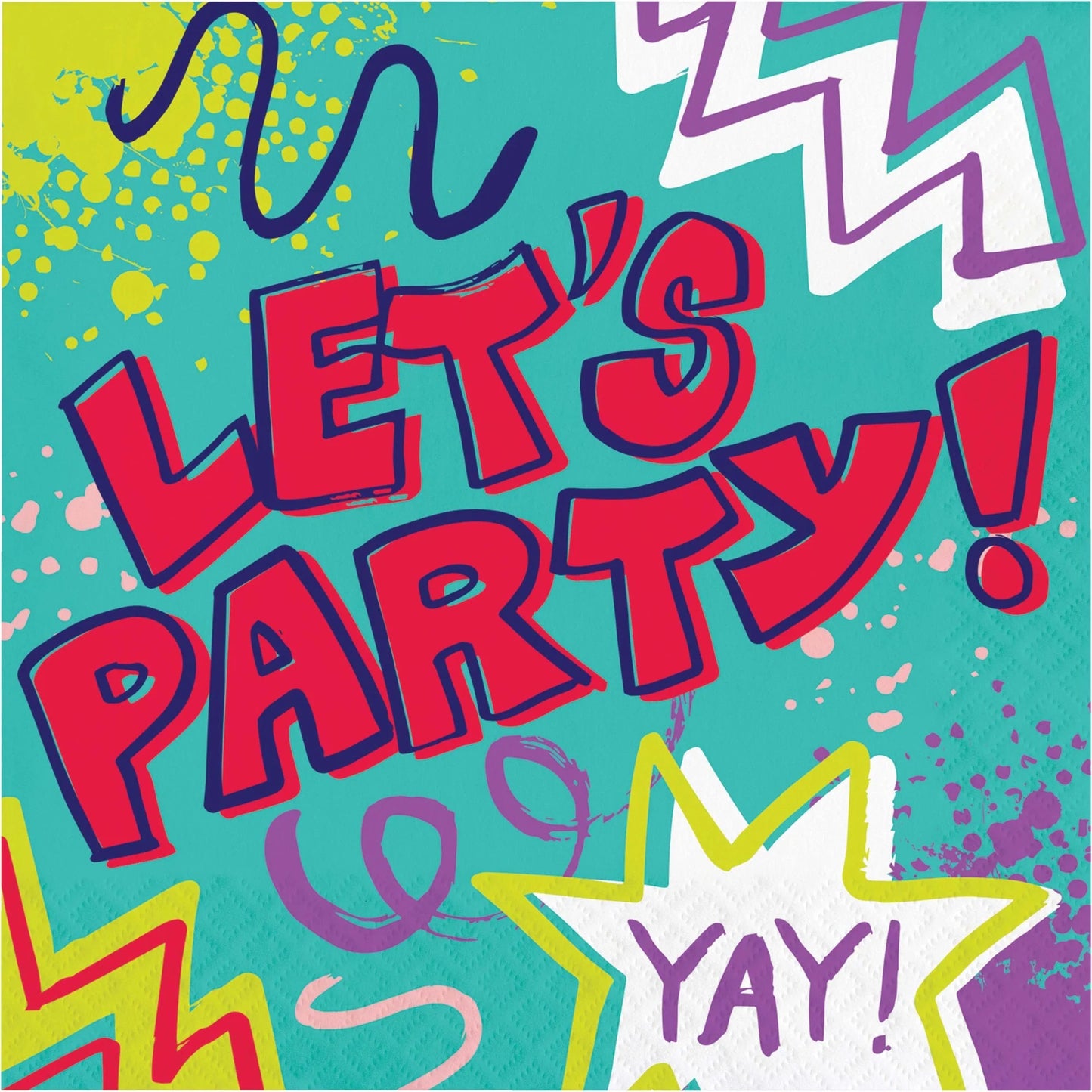 Graffiti Party - Lunch Napkins 16ct