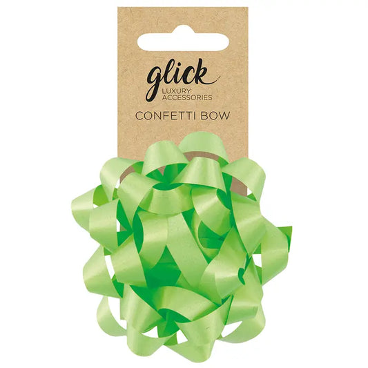 Bow Confetti - Lime