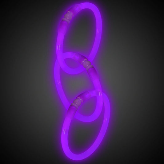 8" Glow Bracelets 3ct