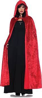 55" Hooded Cape - Red