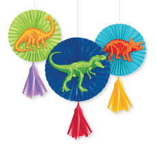 Dino Dig - Hanging Cutouts 3ct