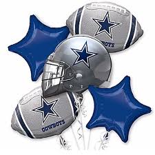5pc balloon bouquet - Cowboys
