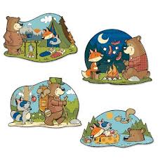 Woodland Friends - Cutouts 4pcs