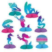 Mermaid - Mini Centerpieces 8ct