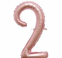 16" Air-Filled - Script Rose Gold #2