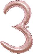 16" Air-Filled - Script Rose Gold #3