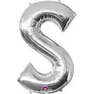 34" Silver Letter Mylar - S