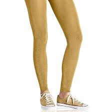 Footless Tights - Gold