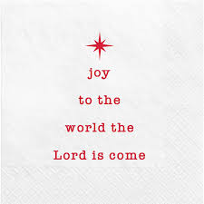 Joy To The World - Beverage Napkin 16ct
