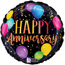 18" Mylar  - Happy Anniversary