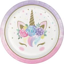 Unicorn Baby - Lunch Plates