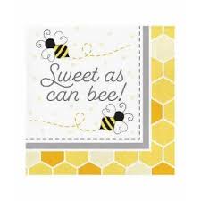Lunch Napkins 16ct - Bumblebee Baby