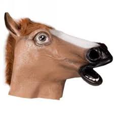 Horse Mask - Brown