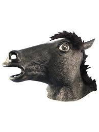 Horse Mask - Black