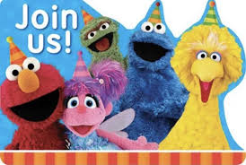 Invitations 8ct - Sesame Street